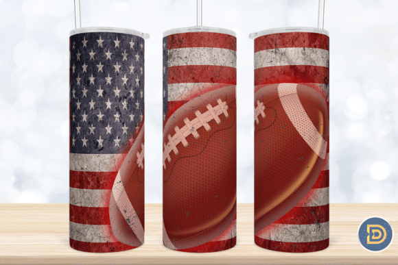 American Football 20Oz Tumbler Wrap: Graphics for Crafts