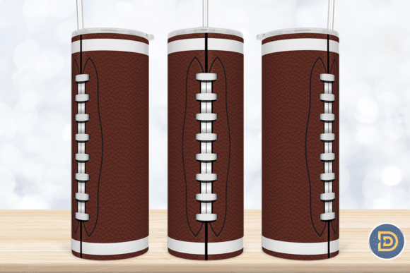 Football 20Oz Tumbler Sublimation PNG: Graphics for Crafts