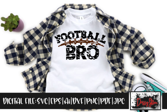 Football Bro Grunge: A Bold Graphic Design Asset for Crafts & Marketing