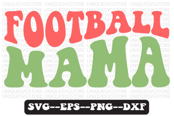 Football Mama Quote Retro SVG Design: A Versatile Graphics Asset for Local Business Branding