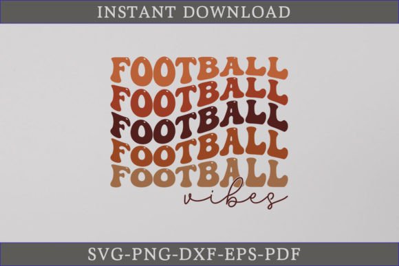 Football Vibes SVG Cut File: A Graphic Designer’s Review for Crafts & Creative Projects