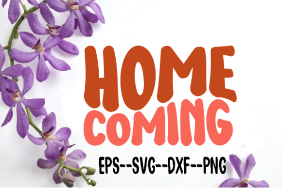 Homecoming Football Retro Wavy SVG for Crafts & Graphics