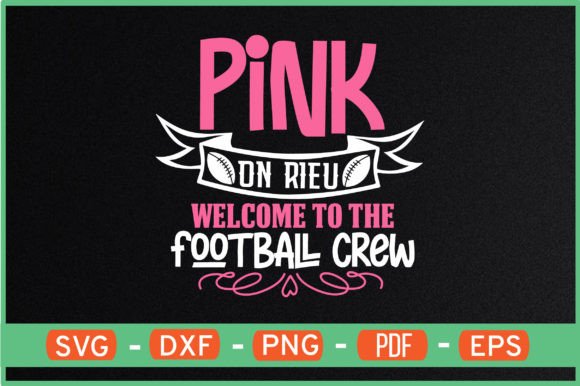 Pink on Rieu Football Design: A Crafter's Review