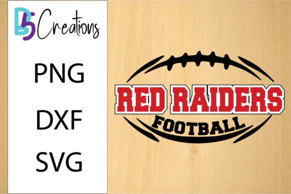 Red Raiders Football Design: Bold Graphics for Dynamic Content Publishing in Crafts & Digital Media