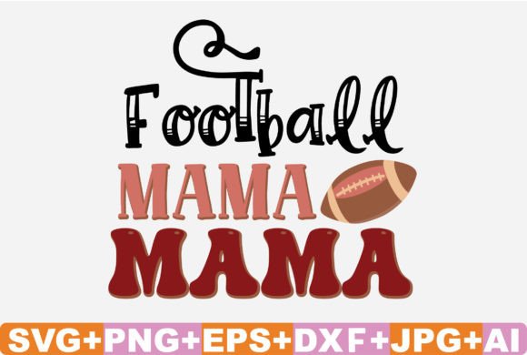Retro Football Mama Graphics for Crafts Review