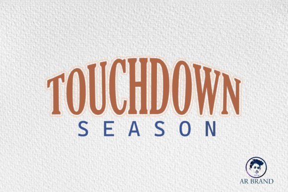 Touchdown Season Football SVG Design for Crafts & Graphics Sellers